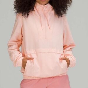 Pink Lululemon pack light pullover
